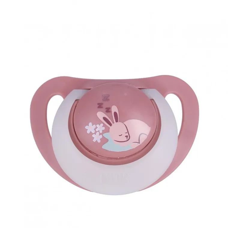Nuk, First Choice, smoczek uspokajający, królik i owca, 0-6m, 2 szt.