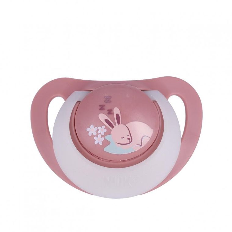 Nuk, First Choice, smoczek uspokajający, królik i owca, 18-36m, 2 szt.