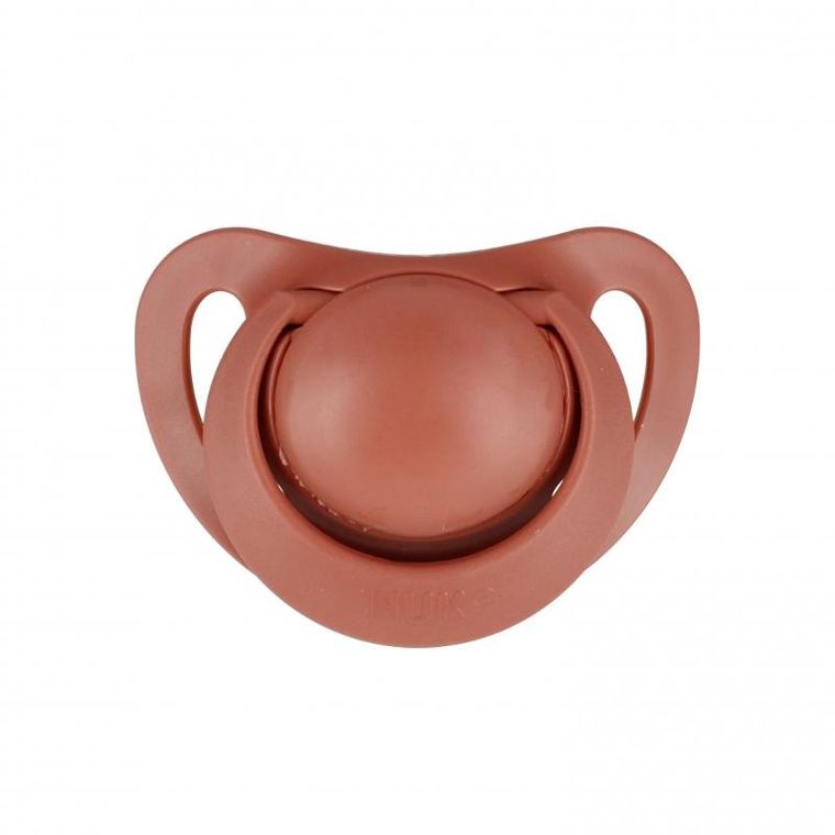 Nuk, Fore Nature, smoczek uspokajający, lateksowy, 18-36m, czerwony, 2 szt.