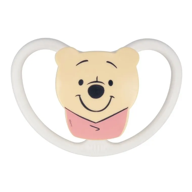 Nuk, Kubuś Puchatek, Space, smoczek silikonowy, 0-6m, 2 szt.