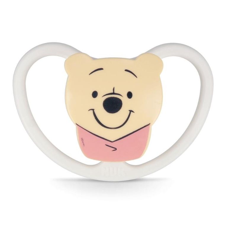 Nuk, Kubuś Puchatek, Space, smoczek uspokajający, silikonowy, 0-6m, 2 szt.