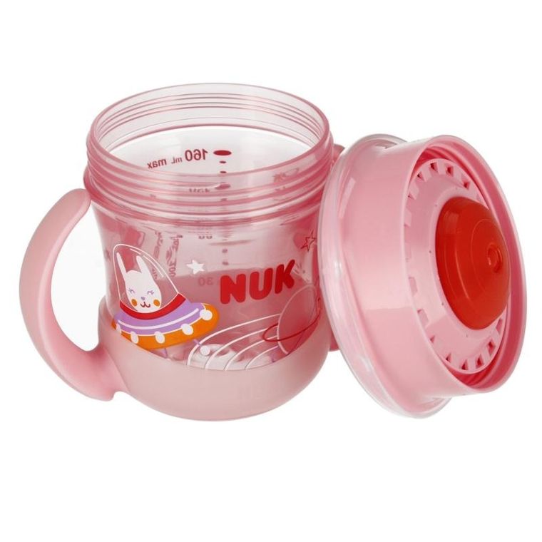 Nuk, Mini Magic Cup, kubek, 6m+, różowy, 160 ml