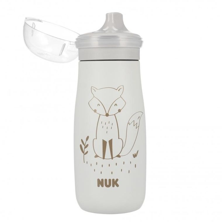 Nuk, Mini-Me, kubek stalowy, 9m+, lis, 300 ml