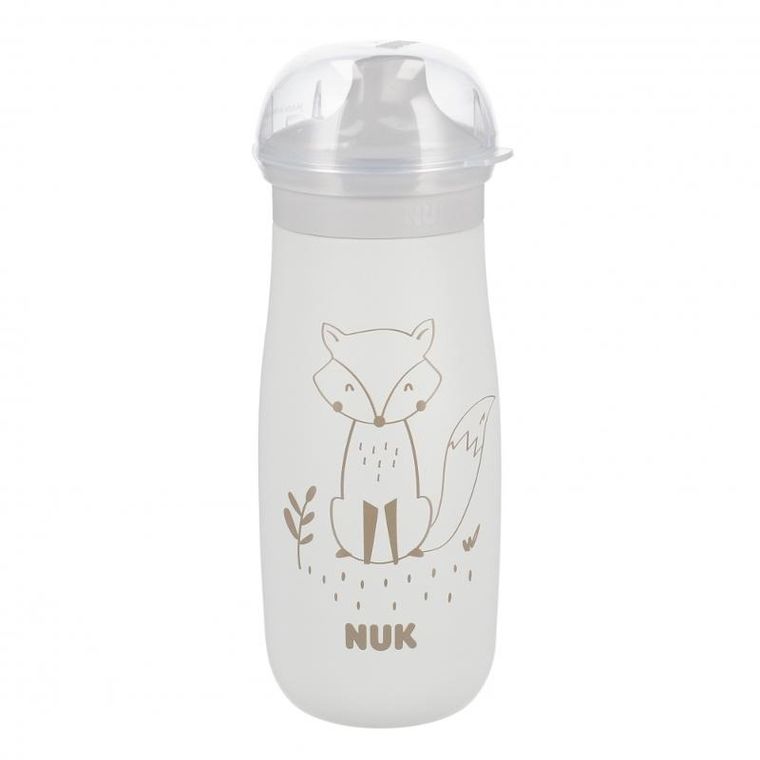 Nuk, Mini-Me, Sip, kubek, stalowy, 9m+, popiel, 300 ml