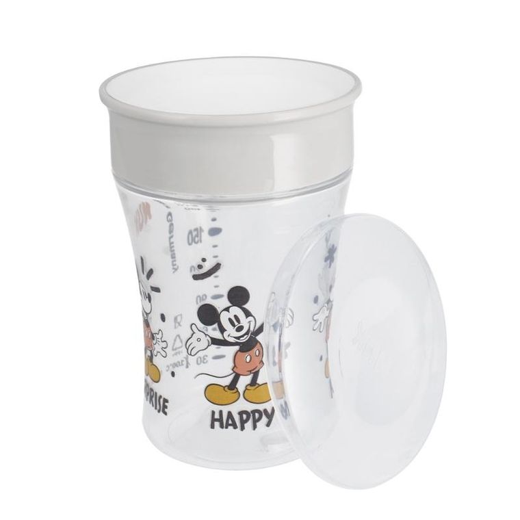Nuk, Myszka Miki, Magic Cup, kubek, 8m+, popielaty, 230 ml