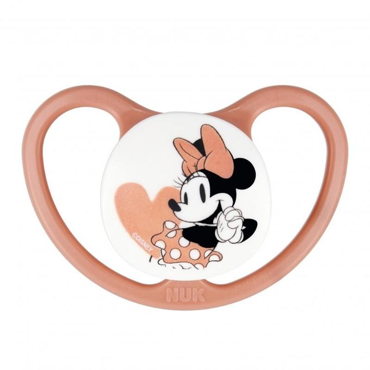Nuk, Myszka Miki, Space, smoczek silikonowy, 0-6m, 2 szt.