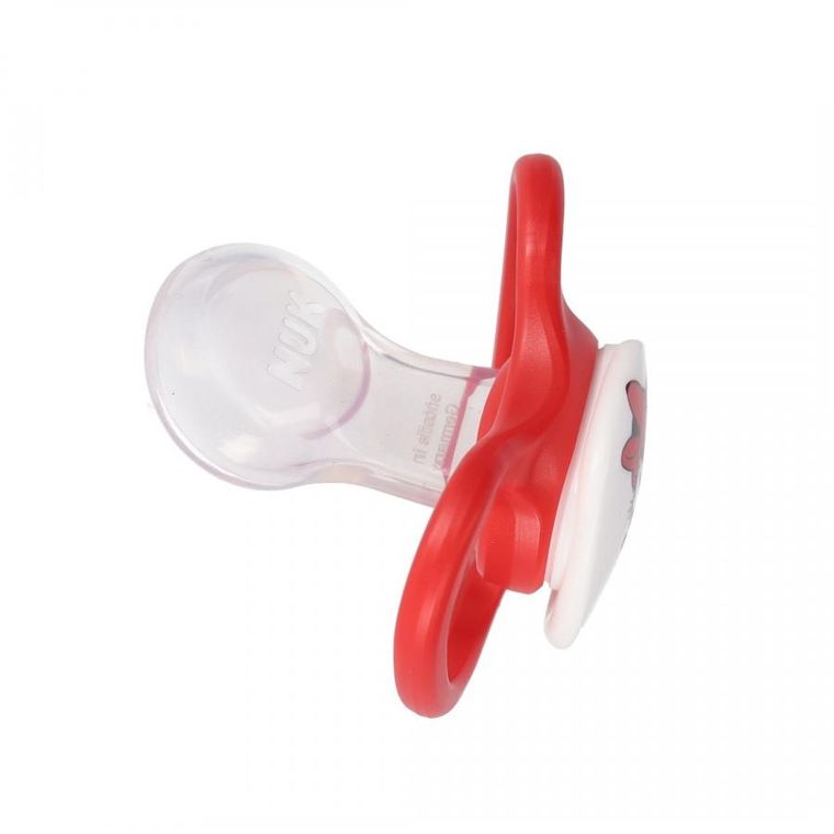 Nuk, Myszka Minnie, Perfect Match Air, smoczek uspokajający, silikonowy, czerwony, 0-6m