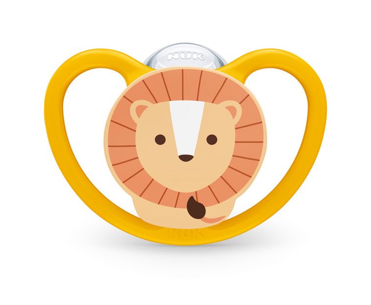 Nuk, Perfect Match Air, smoczek uspokajający, zebra i lew, 18-36m, 2 szt.