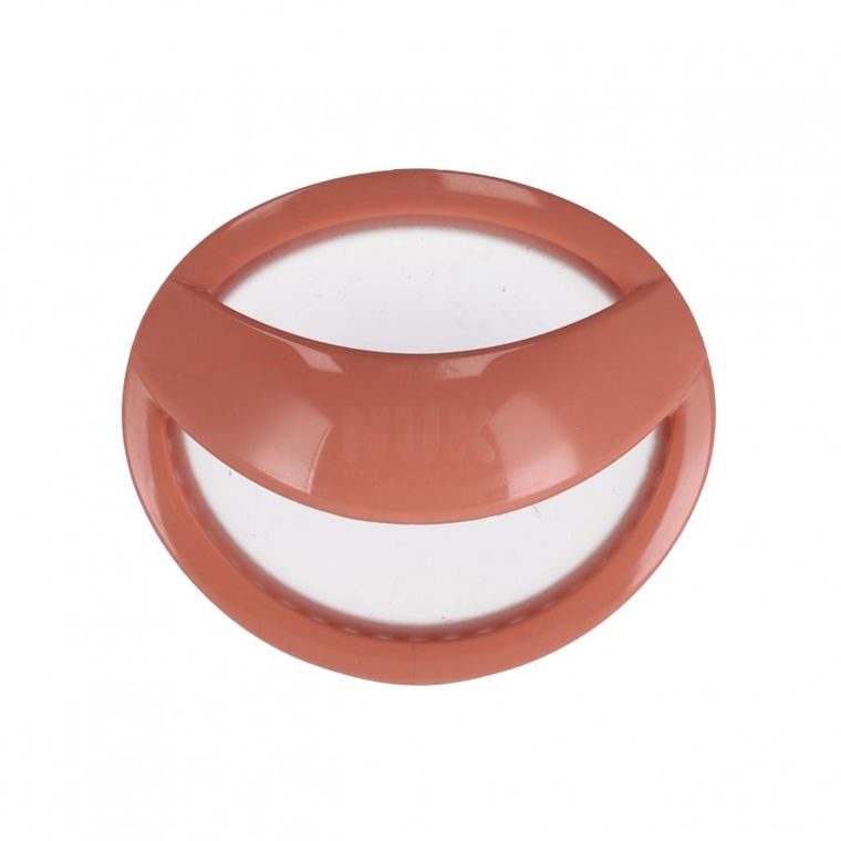 Nuk, Perfect Match, smoczek uspokajający, beżowy i czerwony, 0-6m, 2 szt.