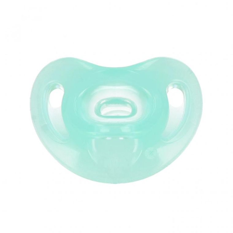 Nuk, Sensitive, smoczek uspokajający, silikonowy, 0-6m, zielony