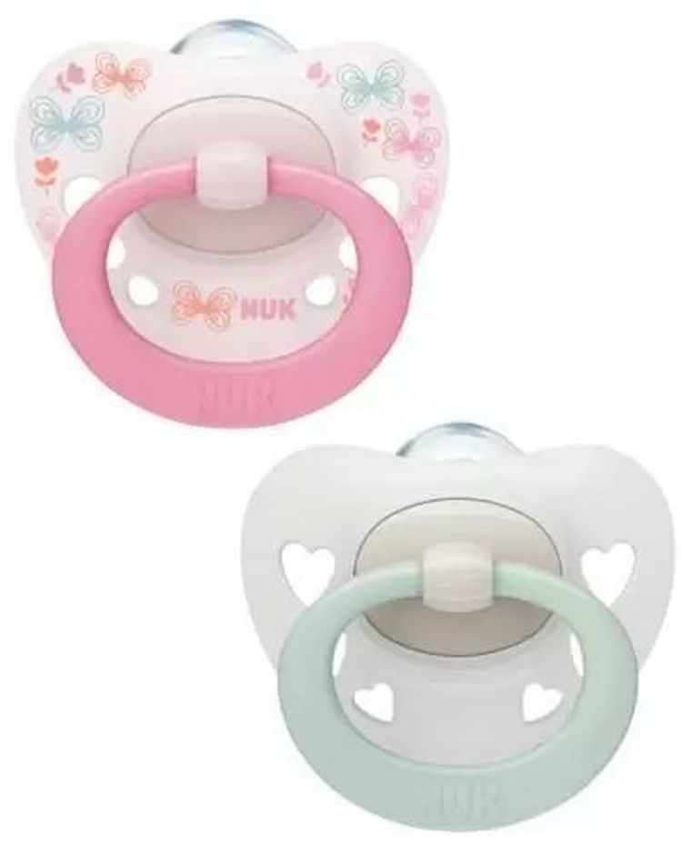 Nuk, Signature, smoczek silikonowy, 0-6m, 2 szt.