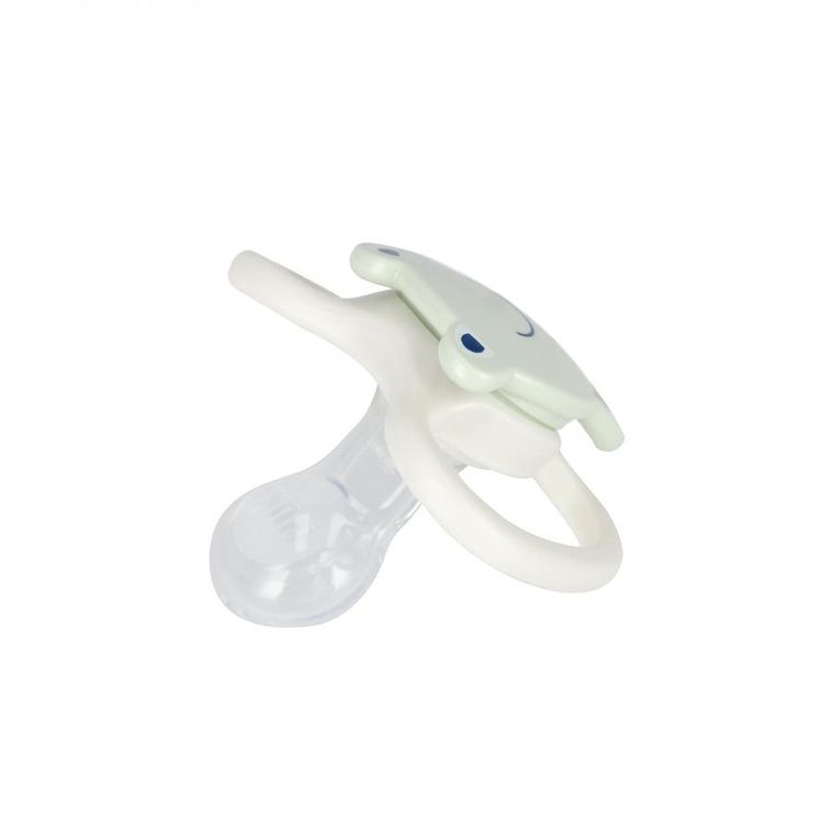 Nuk, smoczek uspokajający, silikonowy, 0-6m, space forg