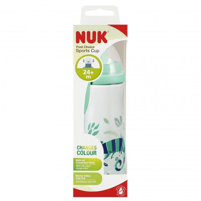 Nuk, Sports Cup, kubek, 24m+, zielony, 450 ml
