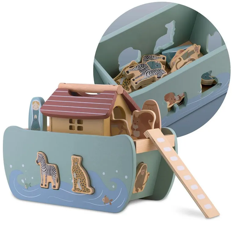 Nukido, Arka Noego ze zwierzątkami, drewniana