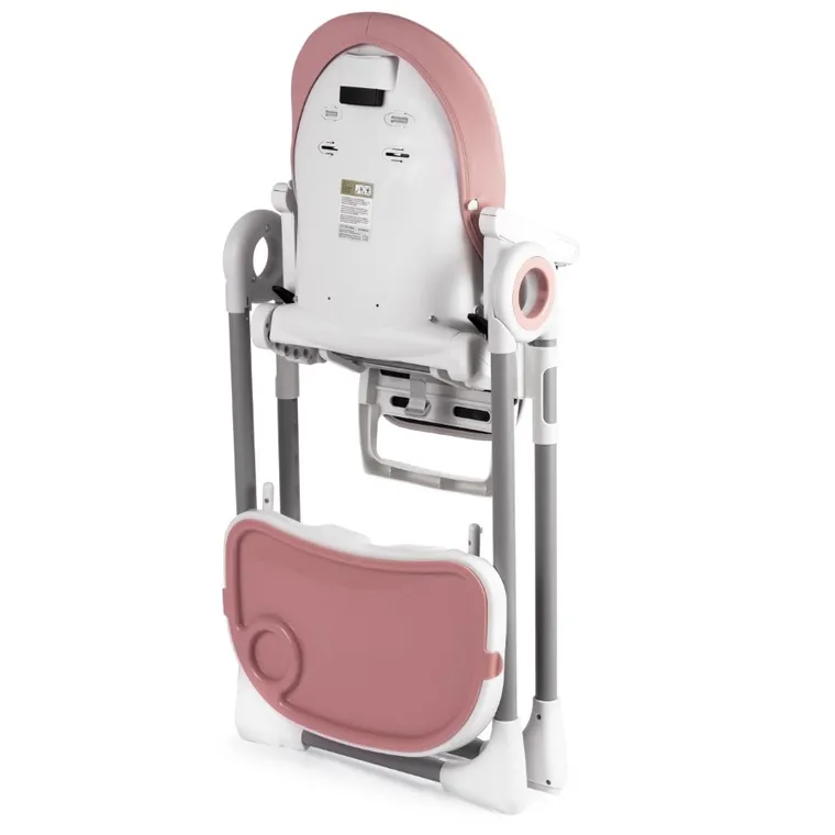 Nukido, Belo, krzesełko do karmienia ze stolikiem, różowe