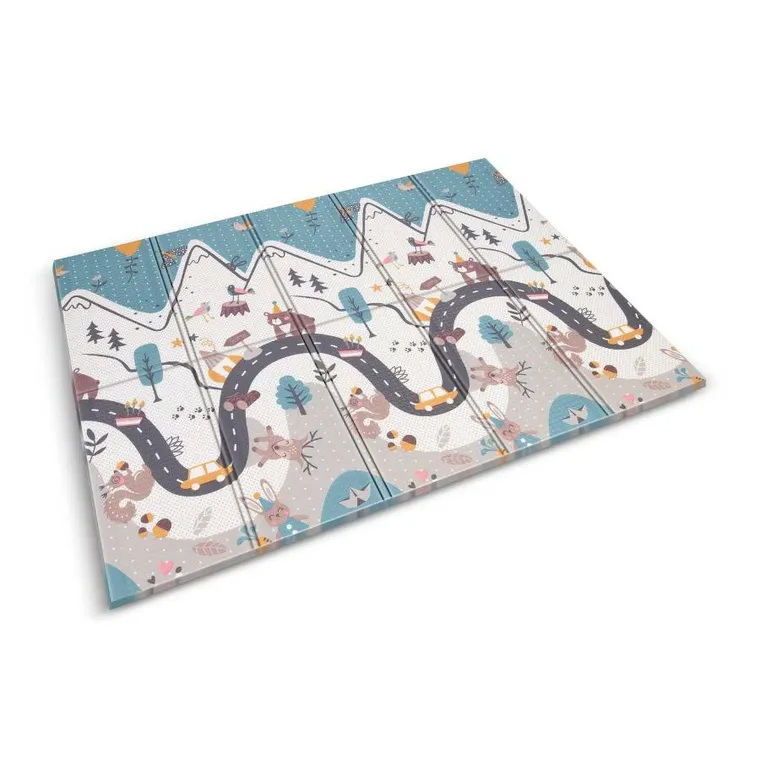 Nukido, dwustronna mata piankowa, składana, 150-200 cm