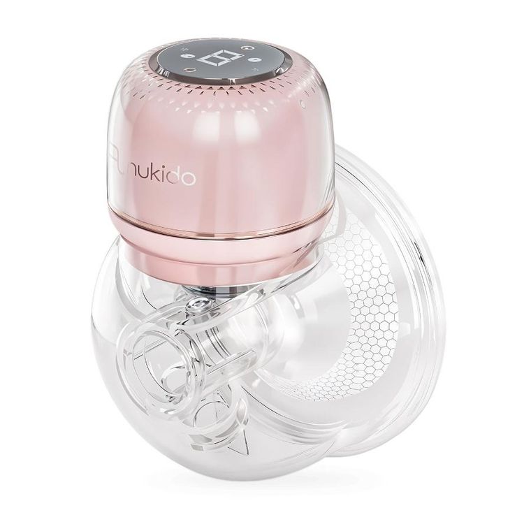 Nukido, laktator elektryczny, trójfazowy, różowy, NK-963