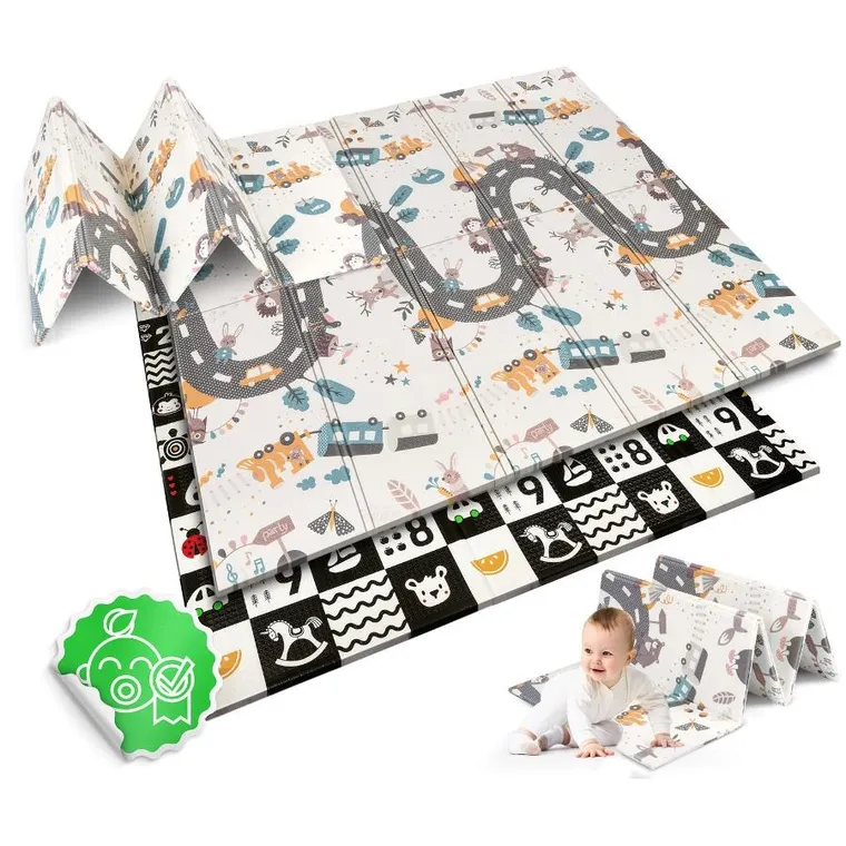 Nukido, mata piankowa, składana, 200-180-1 cm