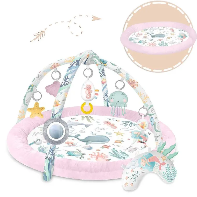 Nukido, Ocean, interaktywna mata edukacyjna, różowa