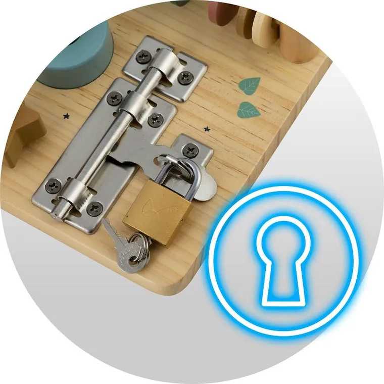 Nukido, tablica sensoryczna, drewniana