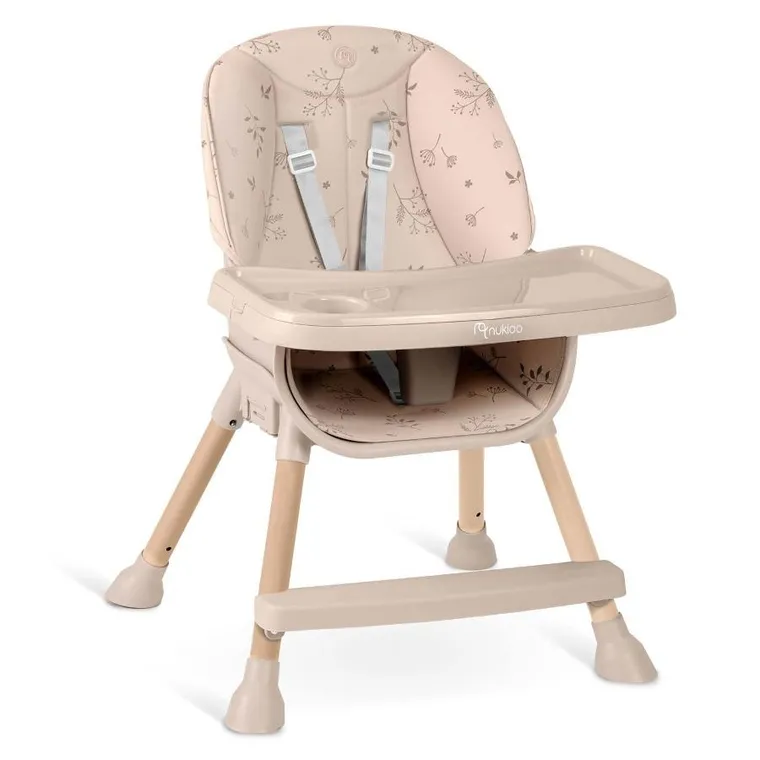 Nukido, Tilo, krzesełko do karmienia, beżowe