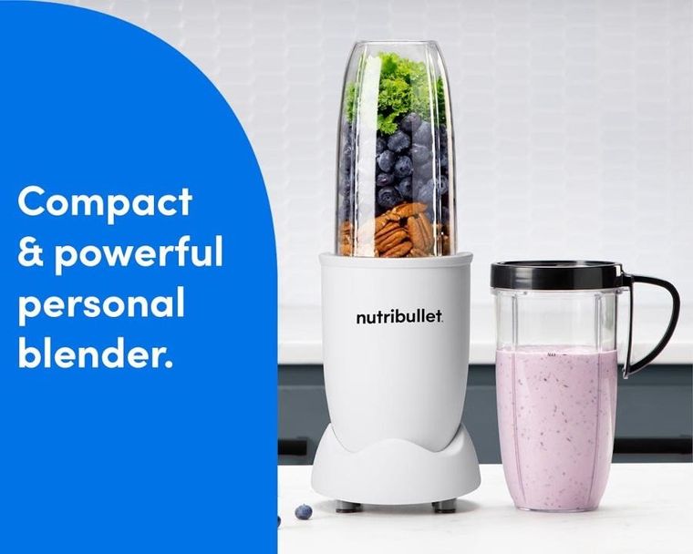 Nutribullet, blender kielichowy, biały, Nb907MAW