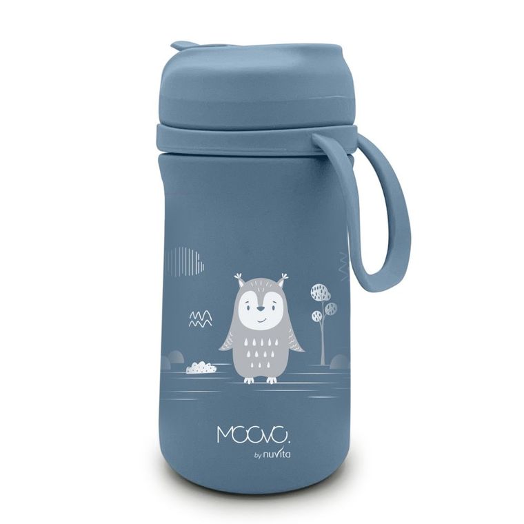 Nuvita, bidon termiczny z ustnikiem, powder blue, 350 ml
