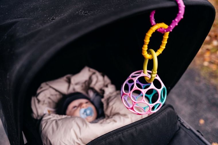 Oball, Classic, gryzak, fioletowo-różowy