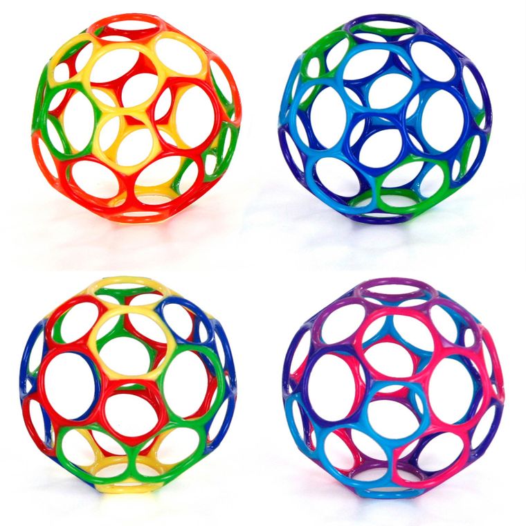 Oball, Kolorowa piłeczka, 9 cm