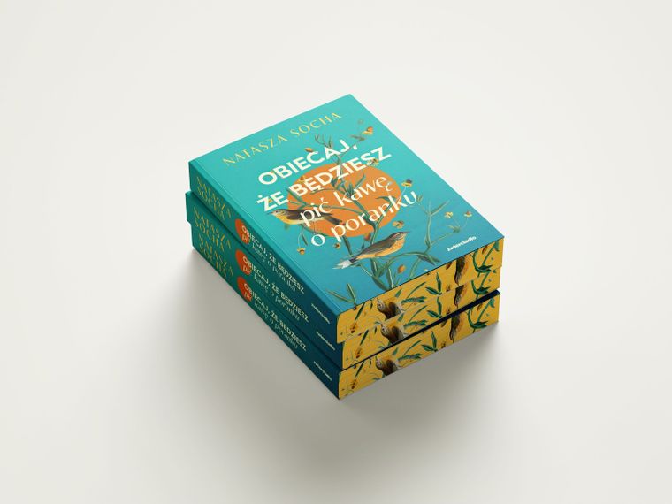 Obiecaj, że będziesz pić kawę o poranku (ilustrowane brzegi)