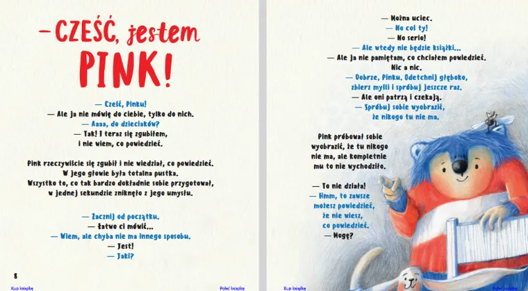 Odwagi, Pinku! Książka o odporności psychicznej