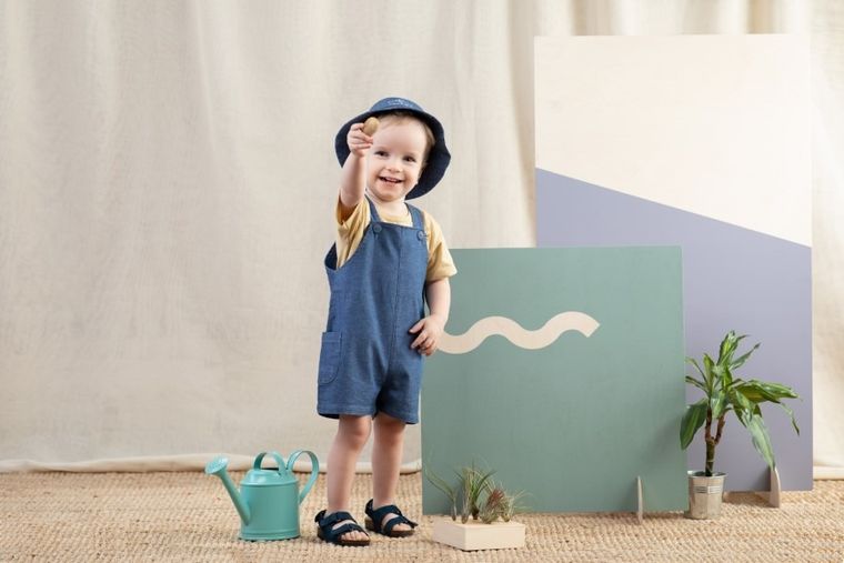 Ogrodniczki jeansowe chłopięce, denim, Pinokio