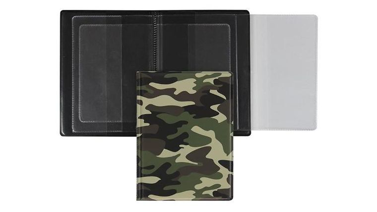 Okładka na dokumenty, dowód rejestracyjny, moro