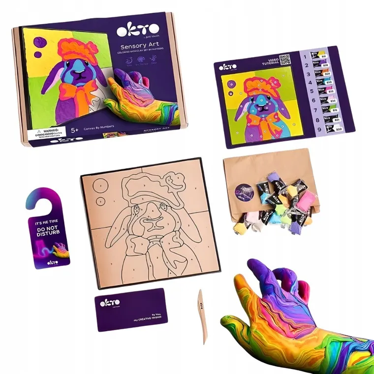 Okto, Sensory Art, Obraz 3D, Królik