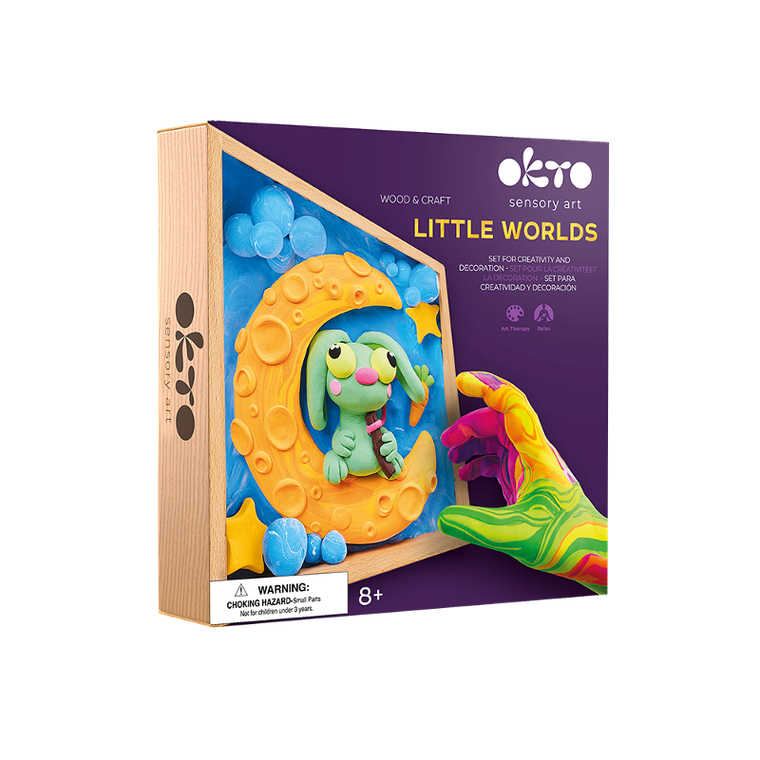 Okto, zestaw DIY z masy plastycznej, Księżycowy Królik