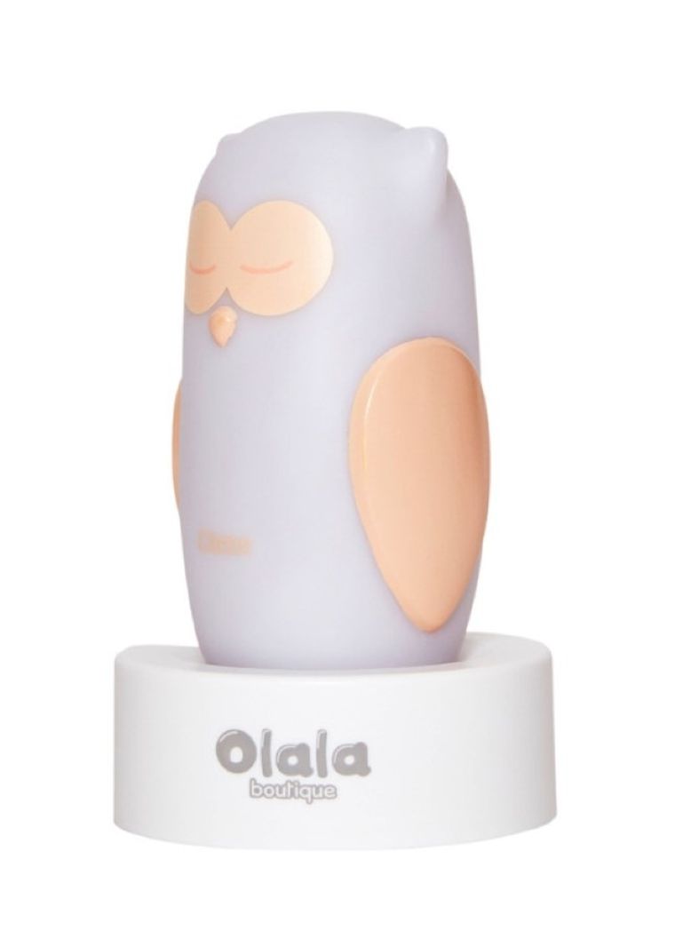 Olala, Sowa Come, lampka nocna LED, biała