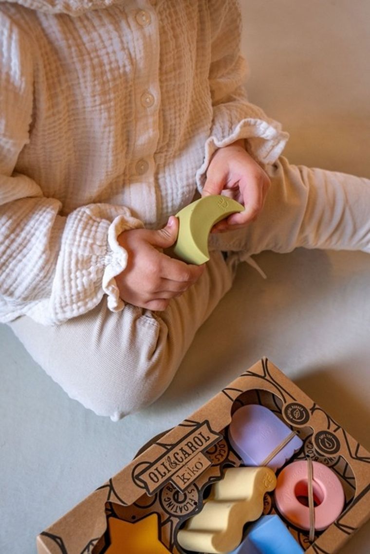 Oli & Carol, geometryczne klocki sensoryczna, Geo, 6 elementów