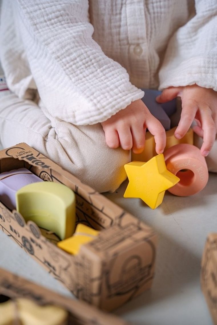 Oli & Carol, geometryczne klocki sensoryczne, Gwiazda, 3 elementy