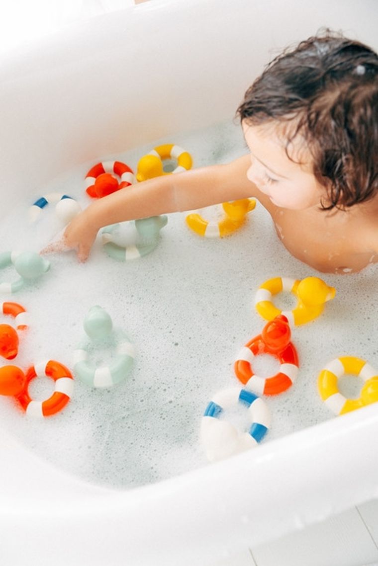 Oli & Carol, kaczka, zabawka do kąpieli, flo yellow