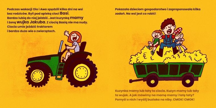 Olo i Awa. Logopedyczna zabawa. Dźwięki wsi