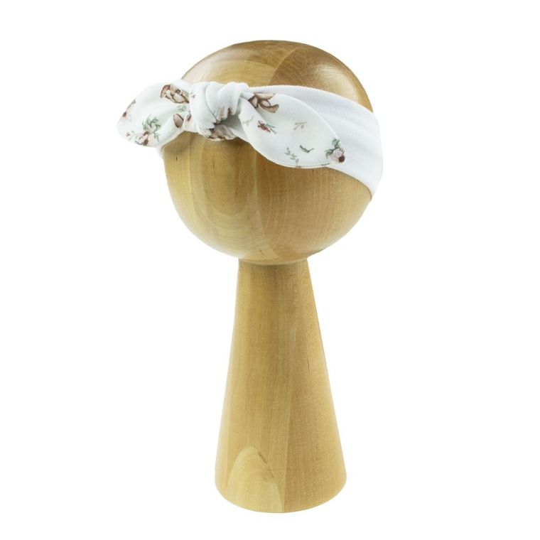 Opaska dziewczęca, biała, Nicol