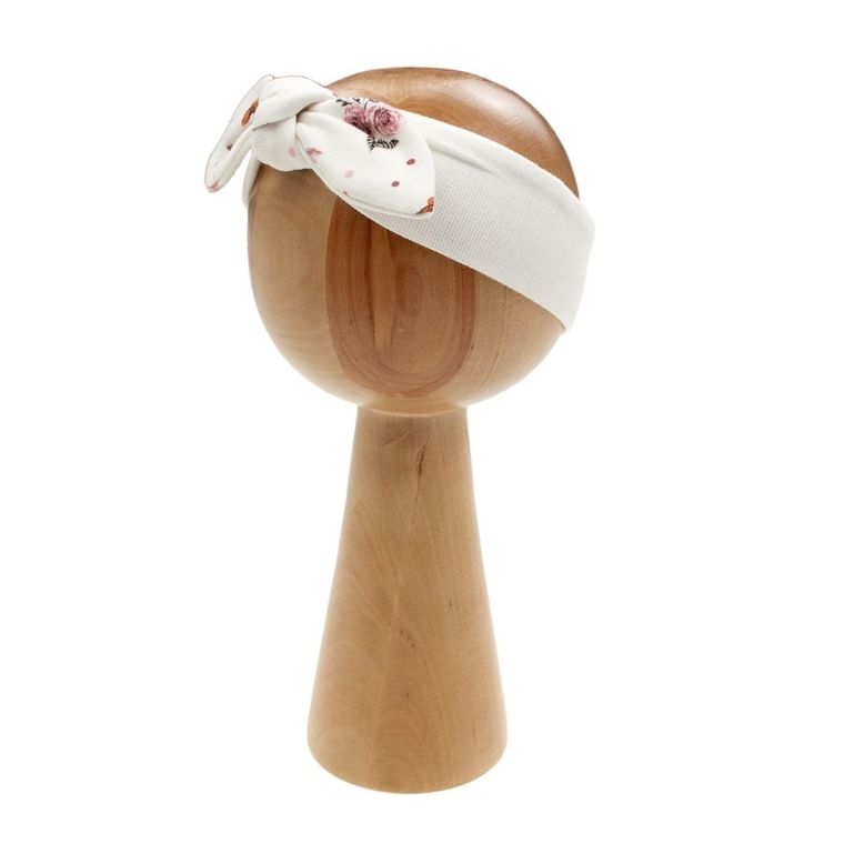 Opaska dziewczęca, ecru, Nicol