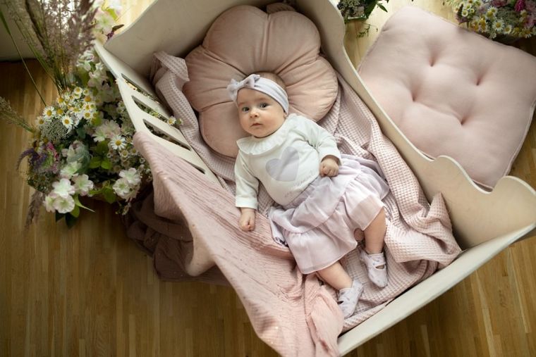 Opaska dziewczęca, fioletowa, Charlotte, Pinokio