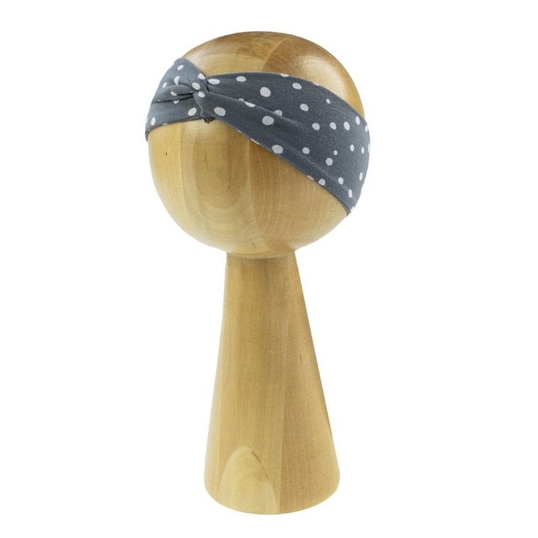 Opaska dziewczęca, szara, Nicol