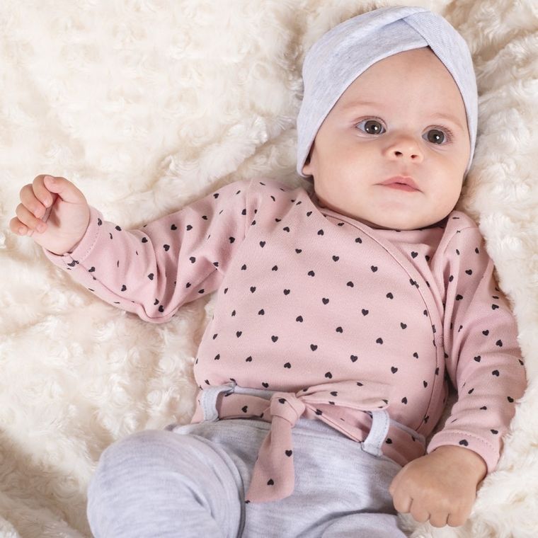 Opaska dziewczęca, szara, Nicol