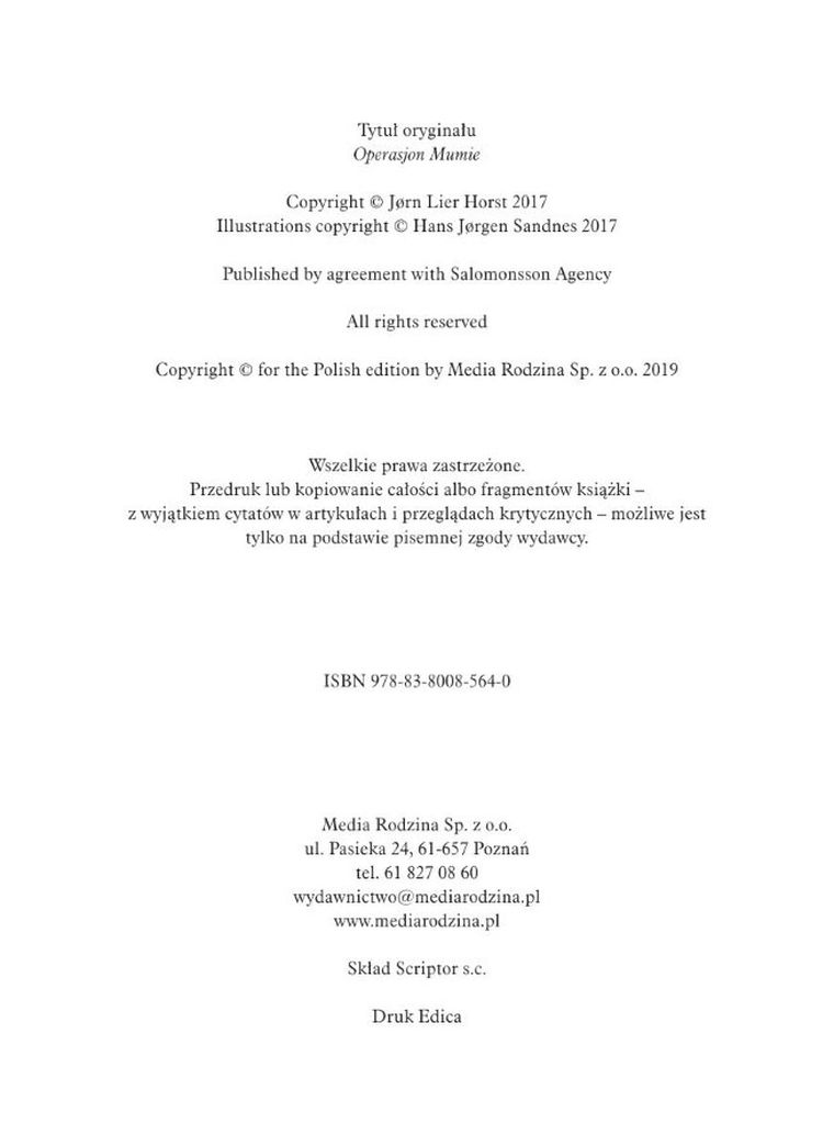 Operacja Mumia. Biuro detektywistyczne nr 2