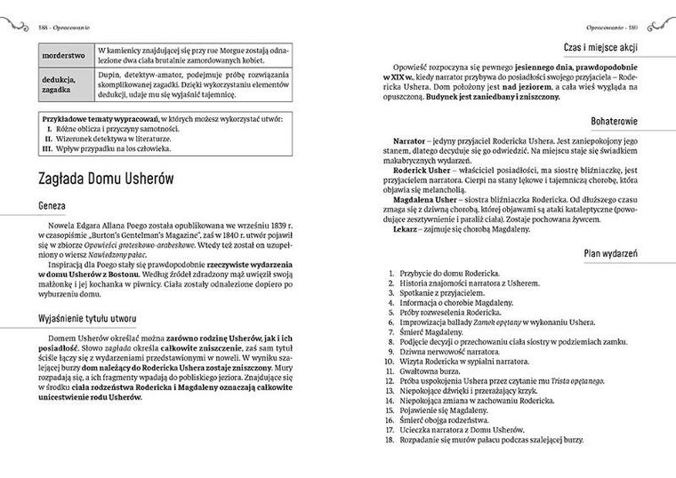 Opowieści nadzwyczajne. Wydanie z opracowaniem i streszczeniem