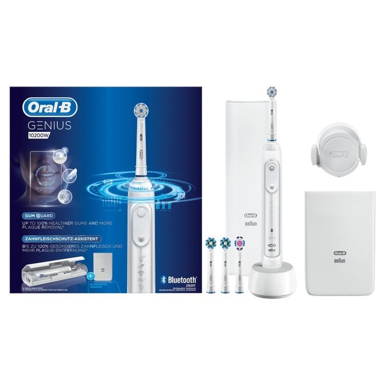Oral-B, Genius, szczoteczka elektryczna, 10200W, biała