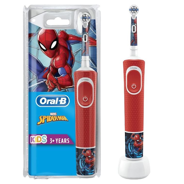 Oral-B, Vitality 100 Kids, Spiderman, szczoteczka wibrująca