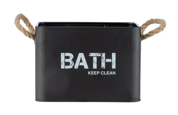 Organizer łazienkowy, Gara, czarny